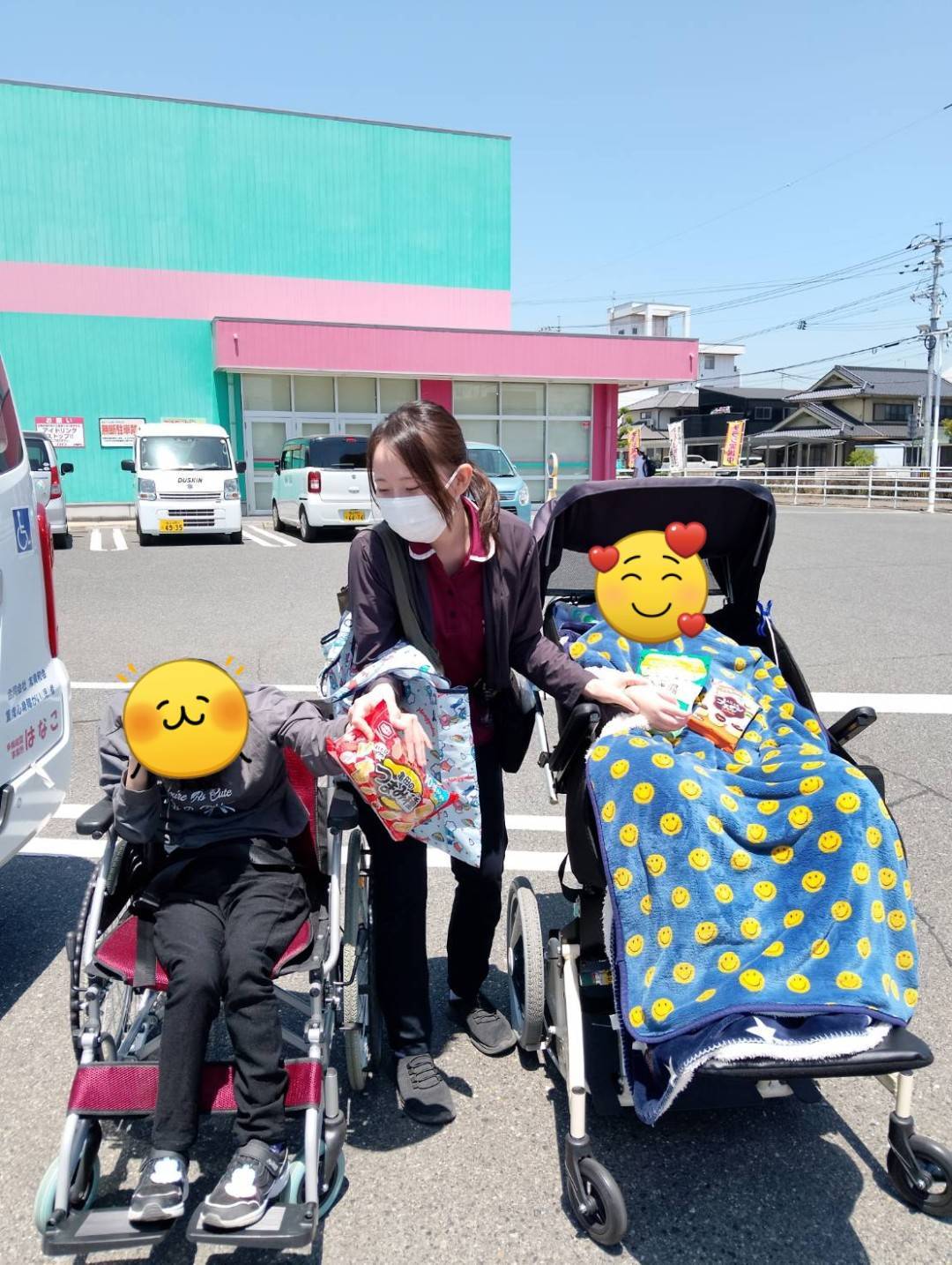 お買い物の様子