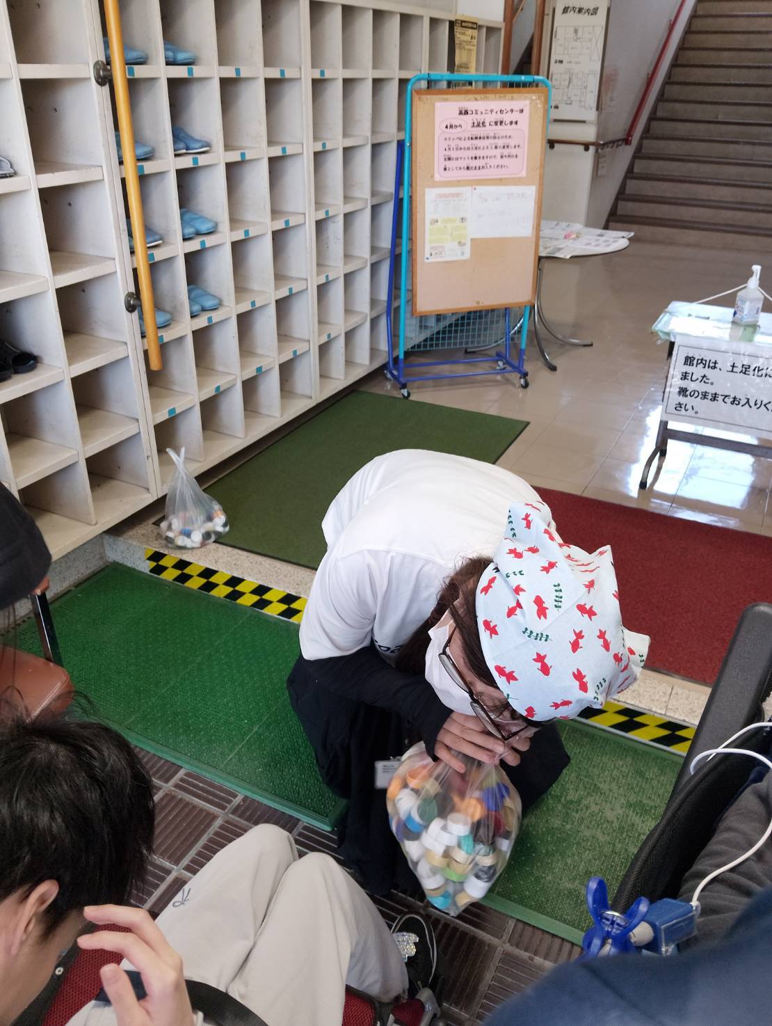 地域清掃の様子