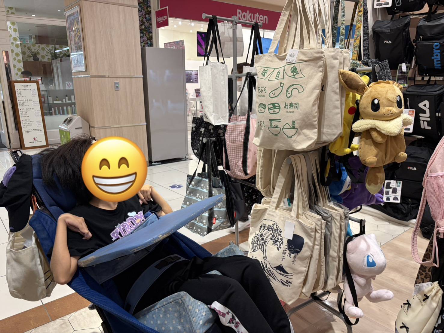 お買い物の様子