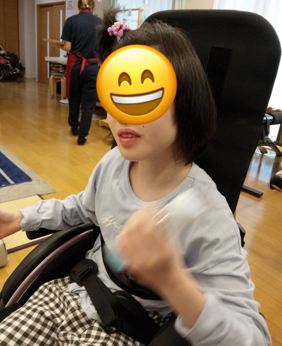 ゼリーを振る