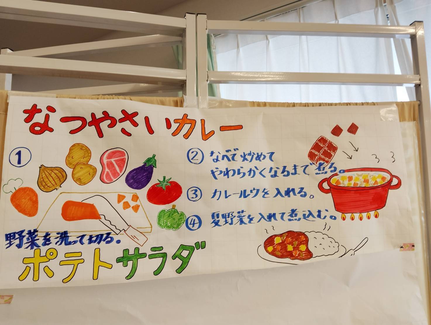 夏野菜カレー作り