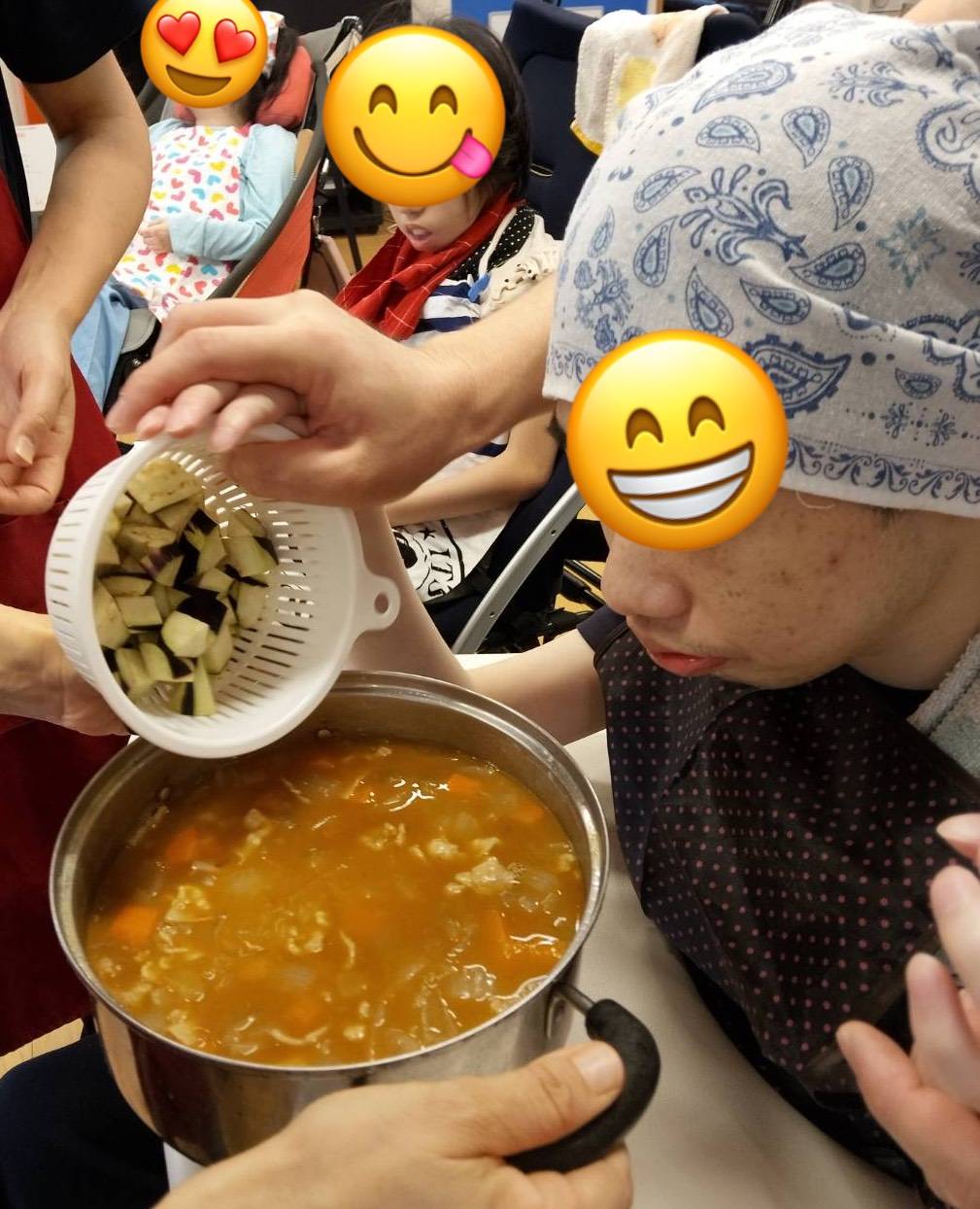 夏野菜カレー作り