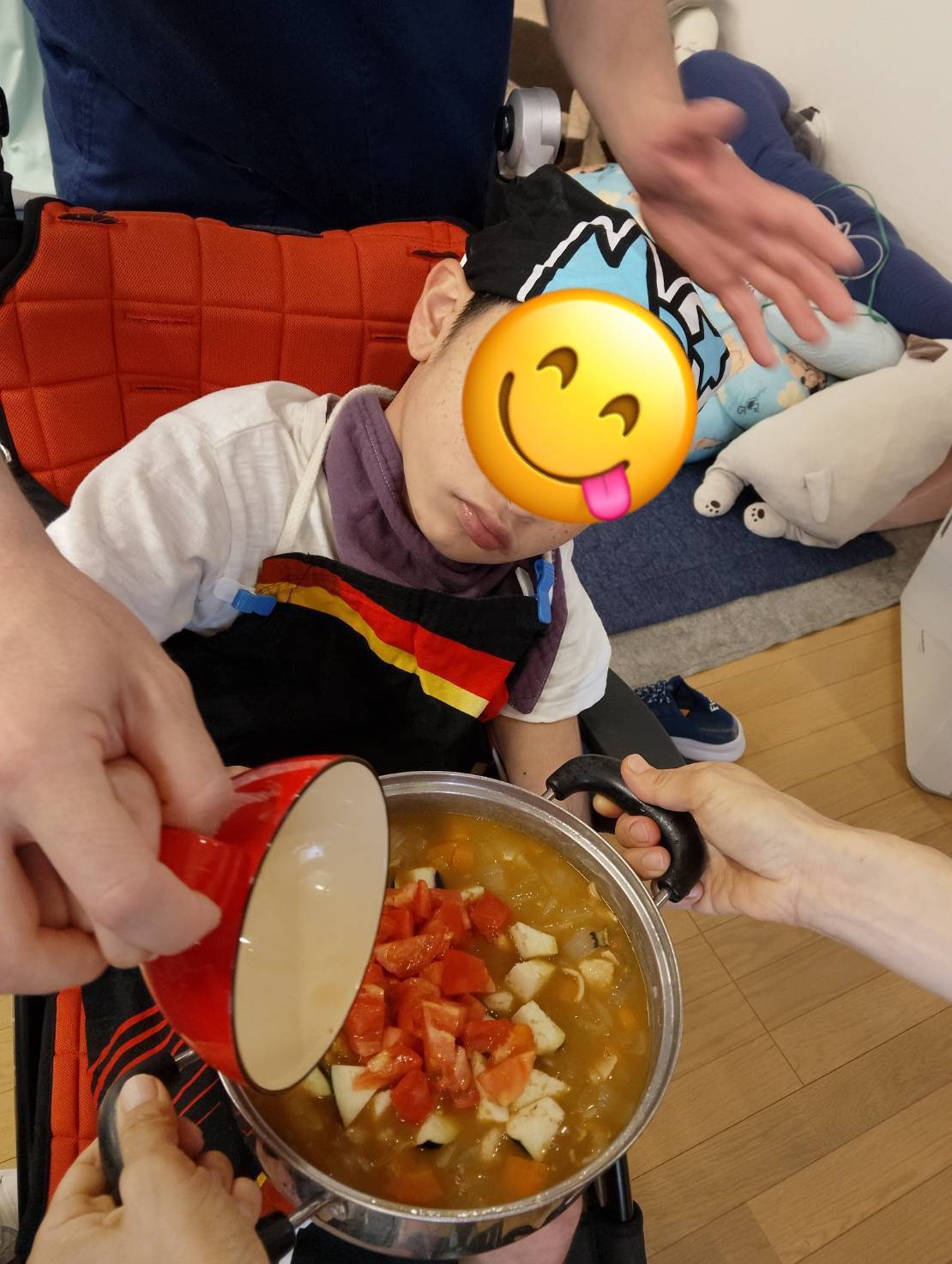 カレー完食！